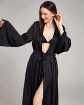 Robe en Soie Longue de Luxe pour Femme